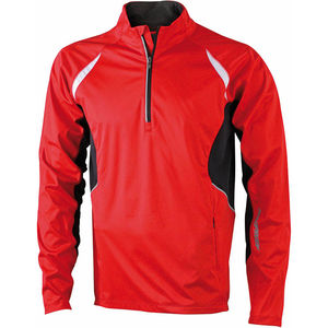 Veste personnalisable technique homme Rouge Noir