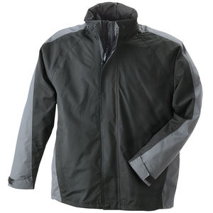 Veste personnalisé 2 en 1 Noir Anthrac