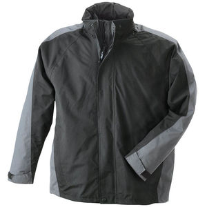 Veste personnalisé 2 en 1 Noir Anthracite