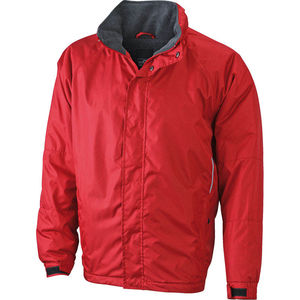 Veste personnalisé polaire à capuche homme Bourgogne