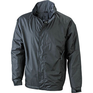 Veste personnalisé polaire à capuche homme Noir