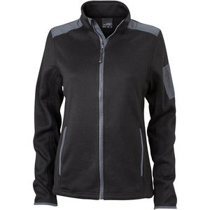 Veste personnalisé polaire femme Noir Carbone