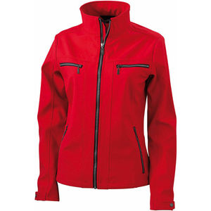 Veste personnalisé softshell femme Rouge