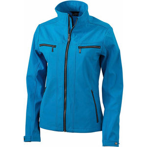 Veste personnalisé softshell femme Turquoise