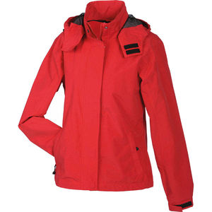 Veste personnalisé technique à capuche femme Rouge