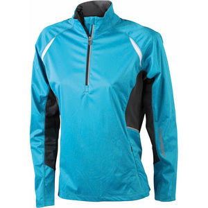 Veste personnalisé technique femme Turquoise Carbone