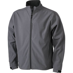 Veste publicitaire softshell homme Carbone