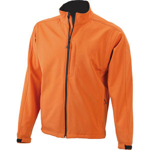 Veste publicitaire softshell homme Orange
