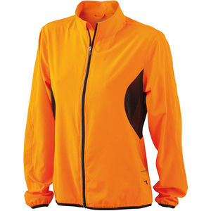 Veste publicitaire technique femme Orange Noir