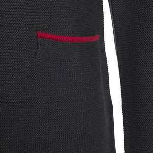 Qiny | Veste publicitaire pour homme Anthracite Mélangé Rouge Rouge