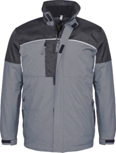 Qywo | Veste publicitaire pour homme Gris Noir