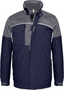 Qywo | Veste publicitaire pour homme Marine Gris