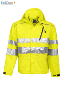 Veste résistante au vent pour professionnel Jaune Marine