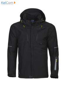 Veste softshell professionnel Noir