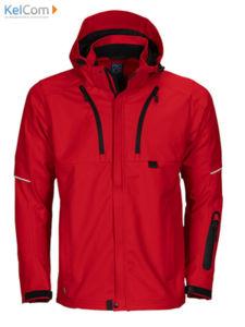 Veste softshell professionnel Rouge
