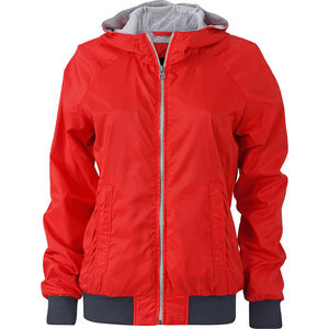 Fixu | Veste Sport publicitaire pour femme Rouge clair Marine