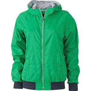 Fixu | Veste Sport publicitaire pour femme Vert Fougere Marine