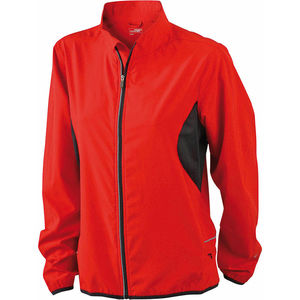 Fooffi | Veste Sport publicitaire pour femme Rouge Noir