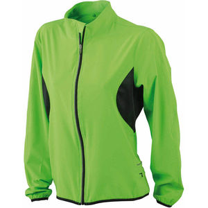 Fooffi | Veste Sport publicitaire pour femme Vert Noir