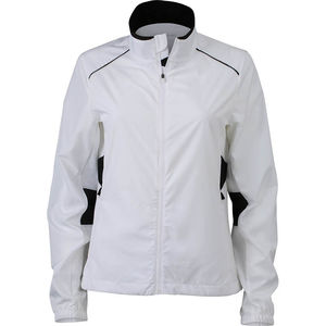 Kuly | Veste Sport personnalisée pour femme Blanc Noir
