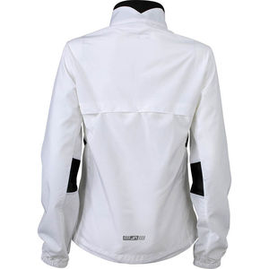 Kuly | Veste Sport personnalisée pour femme Blanc Noir 1