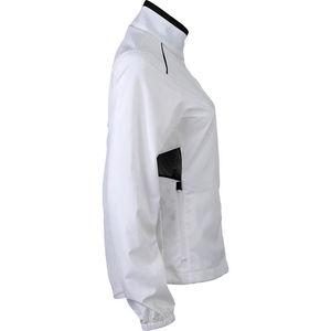 Kuly | Veste Sport personnalisée pour femme Blanc Noir 2