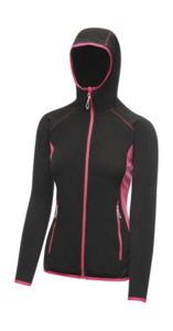 Piqu | Veste Sport personnalisée pour femme Noir Rose Vif