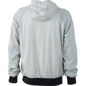 Quvoo | Veste Sport publicitaire pour homme Argent Noir 1