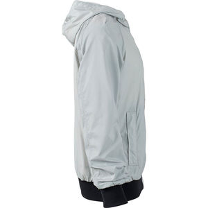 Quvoo | Veste Sport publicitaire pour homme Argent Noir 2