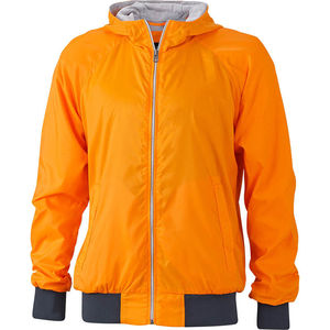 Quvoo | Veste Sport publicitaire pour homme Orange Marine