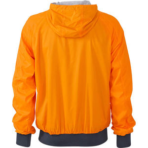 Quvoo | Veste Sport publicitaire pour homme Orange Marine 1