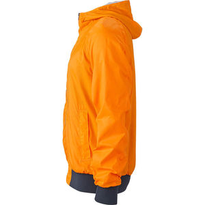 Quvoo | Veste Sport publicitaire pour homme Orange Marine 3