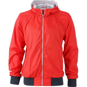 Quvoo | Veste Sport publicitaire pour homme Rouge clair Marine