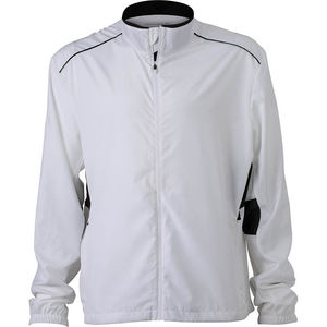 Rossoo | Veste Sport personnalisée pour homme Blanc Noir
