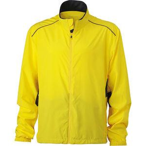 Rossoo | Veste Sport personnalisée pour homme Jaune Citron Gris Fer