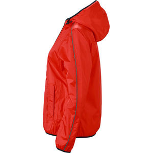 Xaza | Veste Sport publicitaire pour femme Rouge clair Blanc cassé 4