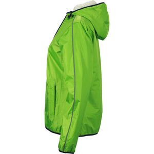 Xaza | Veste Sport publicitaire pour femme Vert printemps Blanc cassé 3