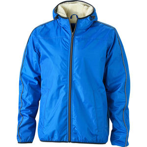 Xoma | Veste Sport publicitaire pour homme Bleu royal Blanc cassé