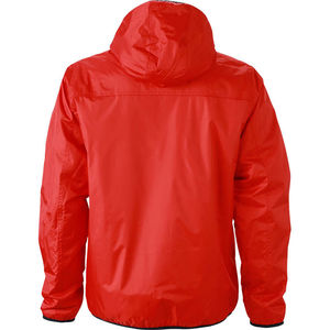Xoma | Veste Sport publicitaire pour homme Rouge clair Blanc cassé