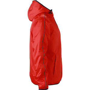 Xoma | Veste Sport publicitaire pour homme Rouge clair Blanc cassé 3