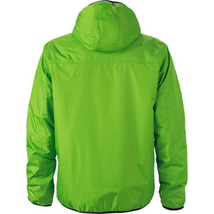 Xoma | Veste Sport publicitaire pour homme Vert printemps Blanc cassé 1