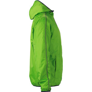 Xoma | Veste Sport publicitaire pour homme Vert printemps Blanc cassé 2