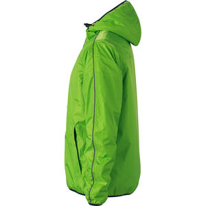 Xoma | Veste Sport publicitaire pour homme Vert printemps Blanc cassé 3