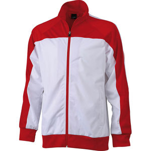 Zoowa | Veste Sport publicitaire pour homme Rouge Blanc