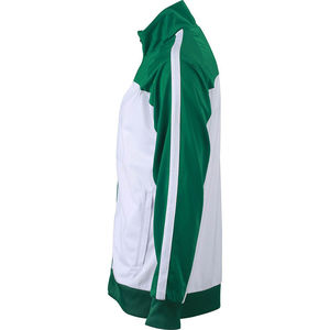Zoowa | Veste Sport publicitaire pour homme Vert Blanc 4