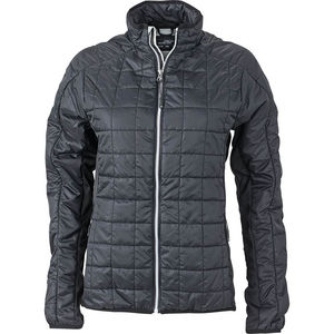 Tattu | Veste publicitaire pour femme Noir Argent