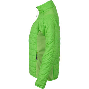 Tattu | Veste publicitaire pour femme Vert printemps Argent 3