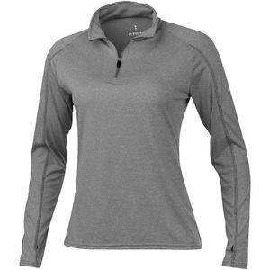 Tricot Quart Zippé Femme Taza | Veste publicitaire pour femme Charbon