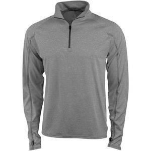 Tricot Quart Zippé Taza | Veste publicitaire pour homme Gris