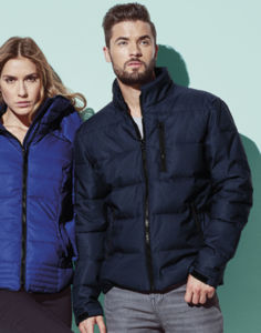 Vassicu | Veste personnalisée pour homme Marine chiné 1